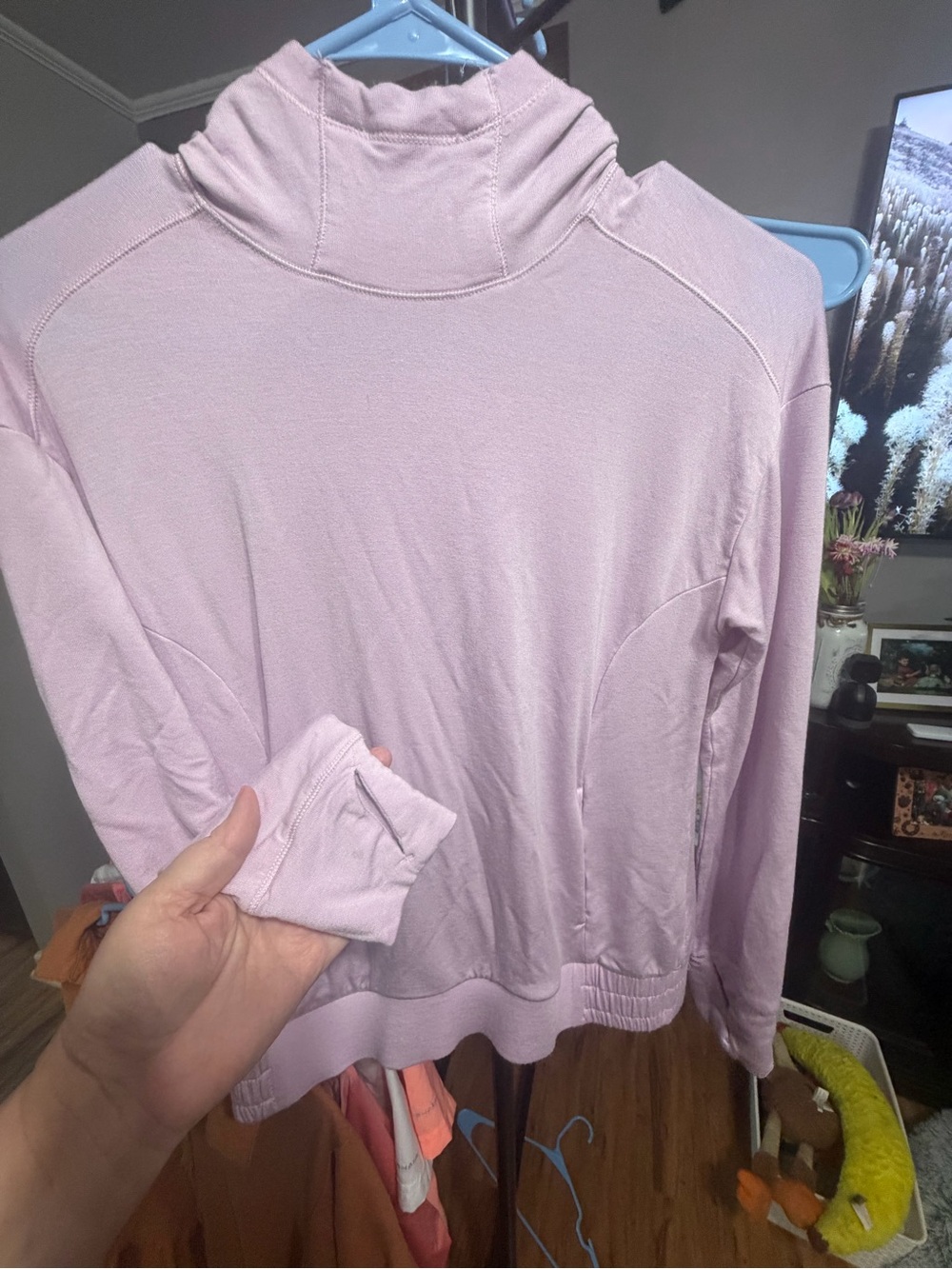 all in motion Light Pink Pullover Hoodie Sweatshirt